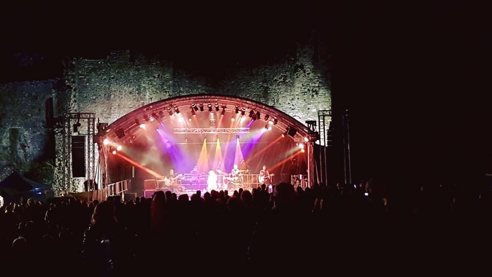 Live and real @ Chepstow Castle last night [pic by Jan Riley]. A truly wonderful place, full of amazing history!!