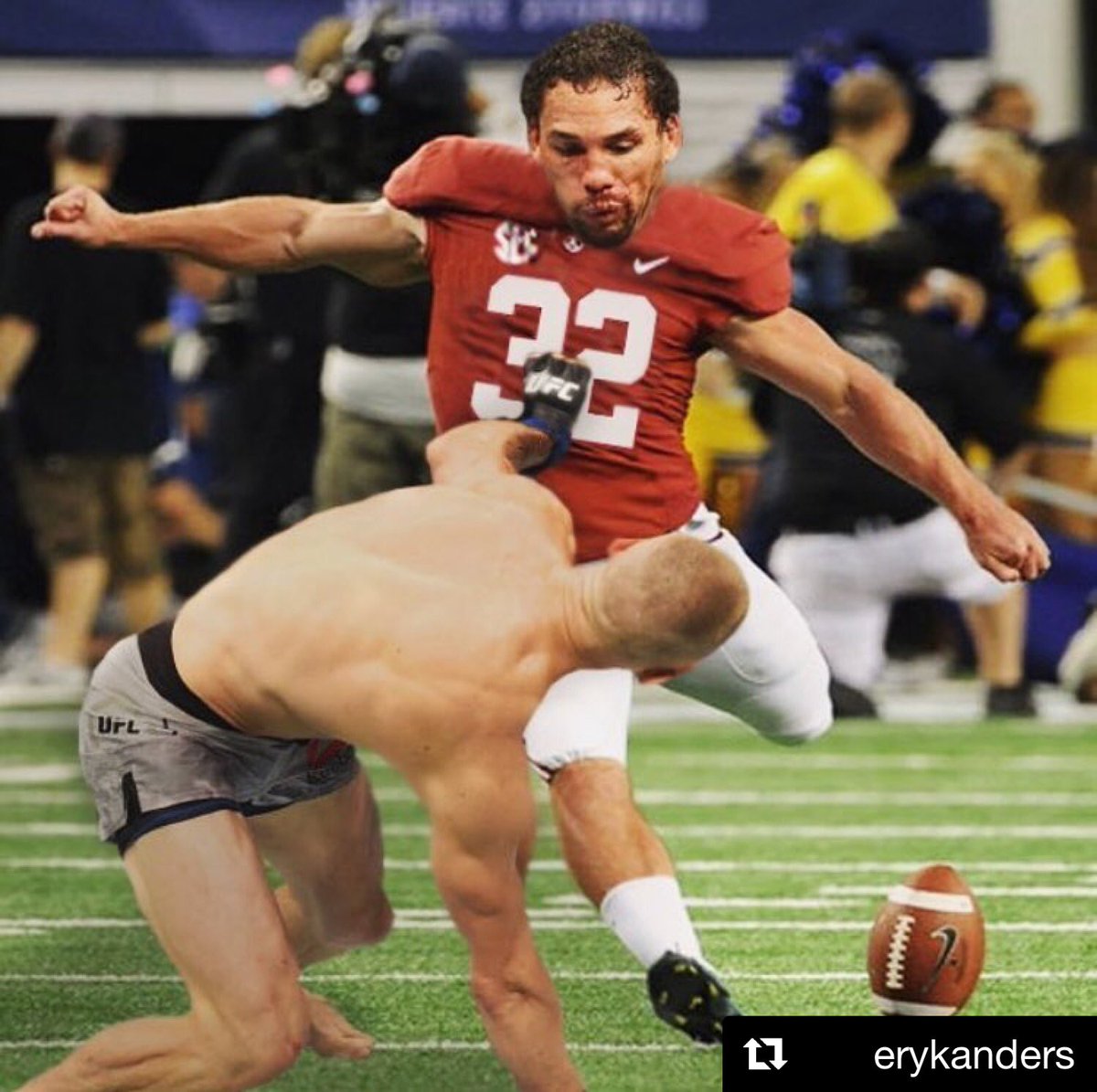 TheTruthJackson's tweet photo. Check out the fresh #TruthAboutStuff podcast. I speak with former @LFAfighting champion & UFC middleweight, @erykanders, following his game winning field goal kick at #UFCLincoln.
https://t.co/iFhZD4wu1h https://t.co/4fhYO9xf66