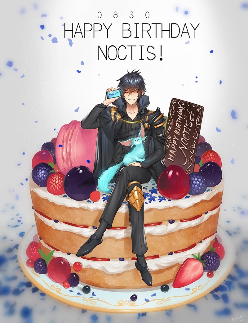 「ノクトお誕生日おめでとう!🎉🎂
#ノクト生誕祭 #HBDnoctis 」|nagiのイラスト