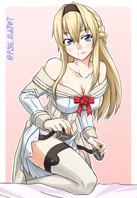 《ガーターベルトを外したッ!!》
#ウォースパイト 
#艦これ版深夜の真剣お絵描き60分一本勝負
#艦これ版真剣お絵描き60分一本勝負_20180830 