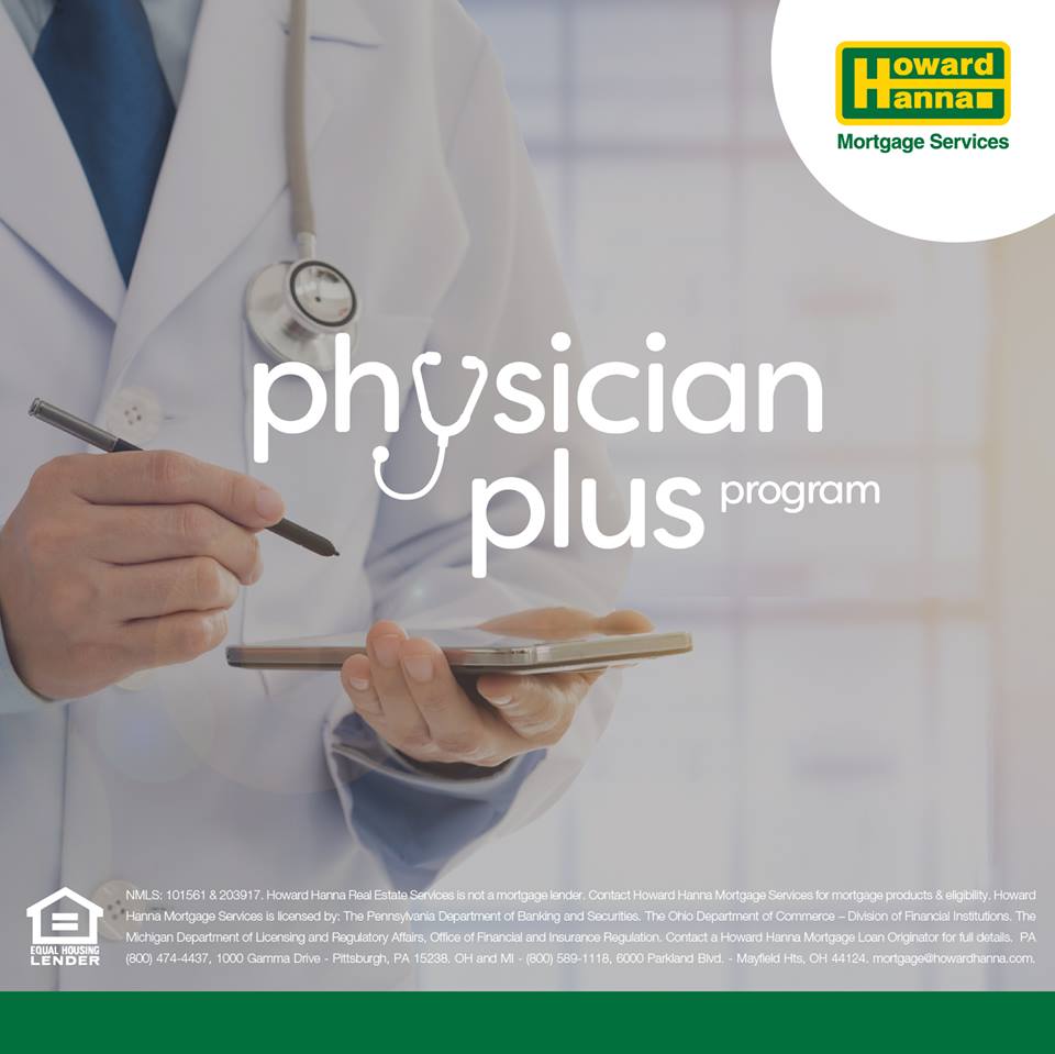 HowardHanna's tweet photo. Our Physician Plus program is tailored to fit the needs of medical professionals. Contact a Howard Hanna Mortgage Loan Originator today to learn more! https://t.co/UHxJbmnaJR https://t.co/t0UAcN2lyq