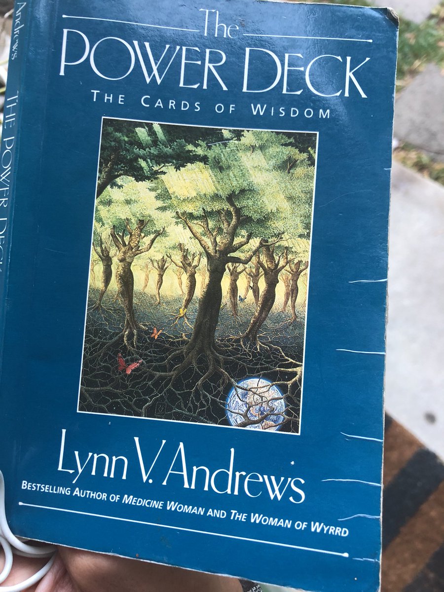 TashaInaChurch's tweet image. Everything happens 4 a reason...even tape. This morning I woke up, got ready 4 my morning jog &amp;amp; yoga. Opened my #PowerDeck #book by #LynnVAndrews &amp;amp; realized the pages were stuck. At 1st, I was annoyed trying to pull the tape off. Then I read the words &amp;amp; it all made sense to me.