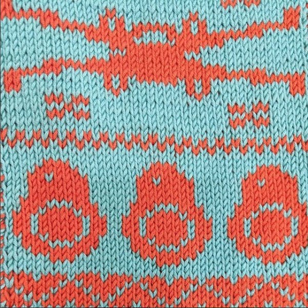 HooksNeedlesRIT's tweet photo. Segment of a star wars scarf by Mirjam. We are kicking off this semester tonight with a meeting from 7-9pm in the alumni room in the SAU (room 1500). Stop on by to learn or to just hang out and chat! https://t.co/j9SJTUajtk