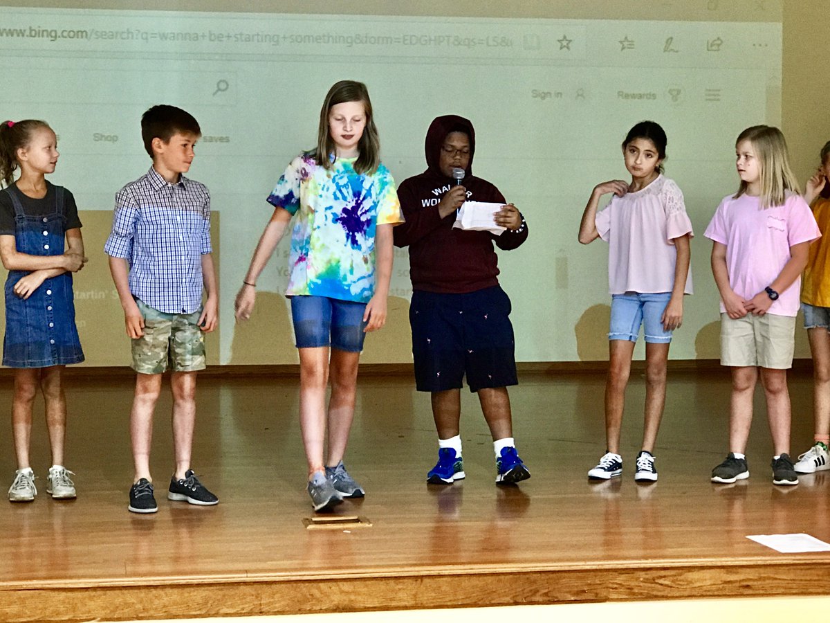 jackigass's tweet photo. What is the LS theme word? Hmmm... Find out on September 21st at our assembly. Practice is underway and the 5th graders and our amazing choreographer @kkcmoffett are definitely starting something! #walkerlearns #walkerlsthemereveal https://t.co/RNcq8beeJn