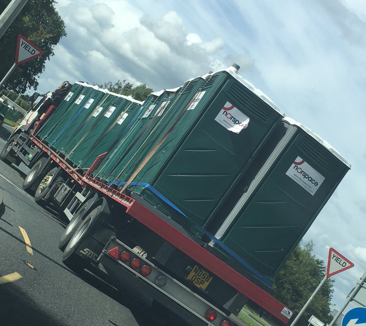 Irishbiltong's tweet image. I bet I know where these are en route to!!! #ElectricPicnic #LuxuryLoo 😜
