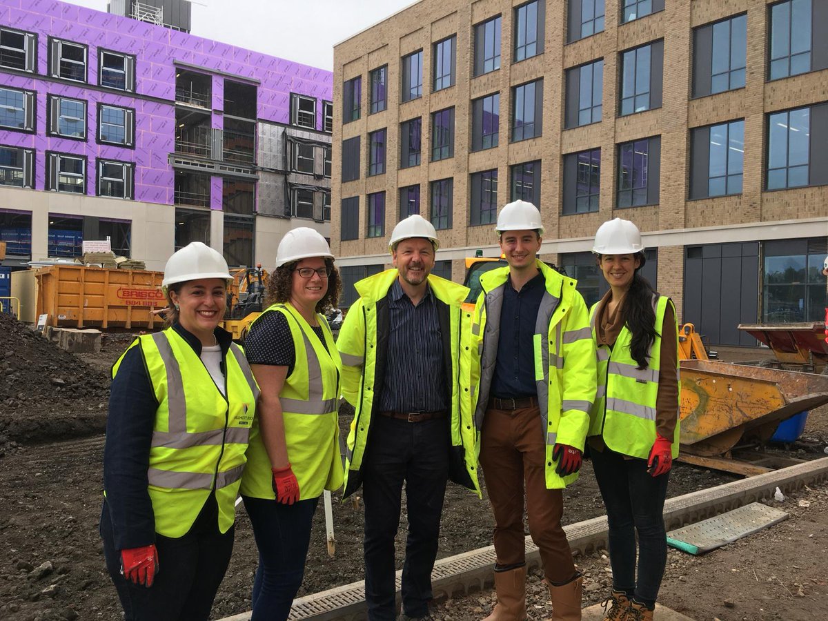 weareAHR's tweet photo. Some of our #Bristol team visited the site of our projects for @SwanseaUni  Both projects are progressing very well with @CompFoundry due to complete end of September. @WillmottDixon @kiergroup  #architect  https://t.co/dspq93bq0e https://t.co/WThIiD8DWl