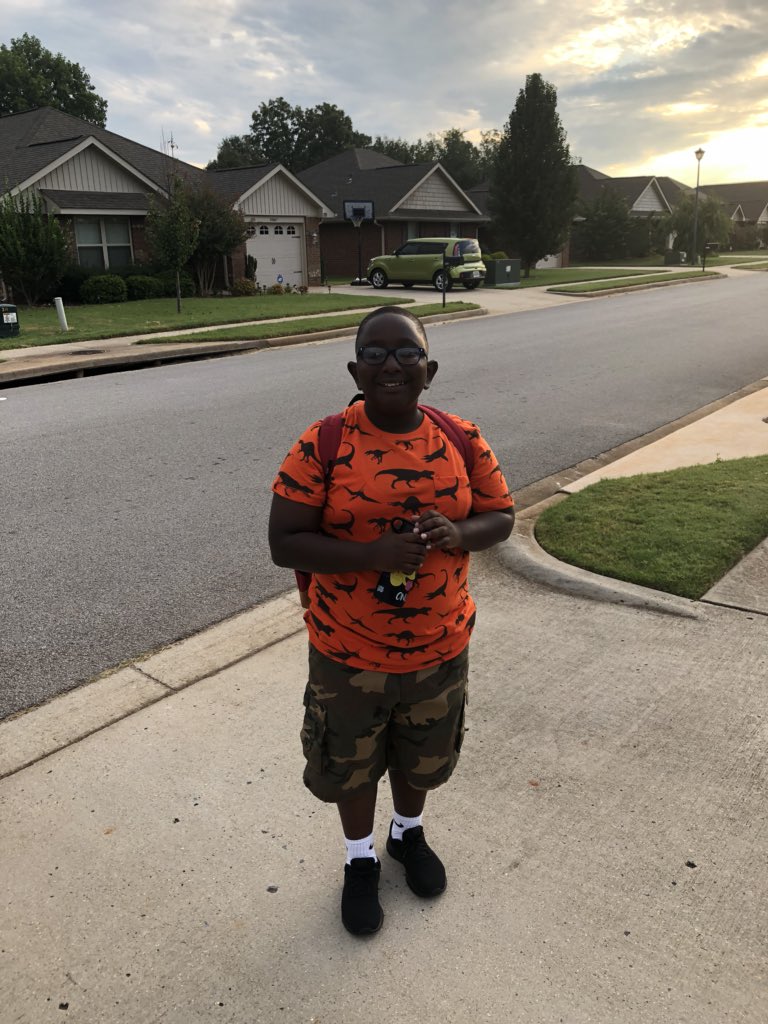 msu92dh's tweet photo. Keilan’s first day of school😊😊@AthensALSchools #athensproud https://t.co/AKp3Ap8SkH