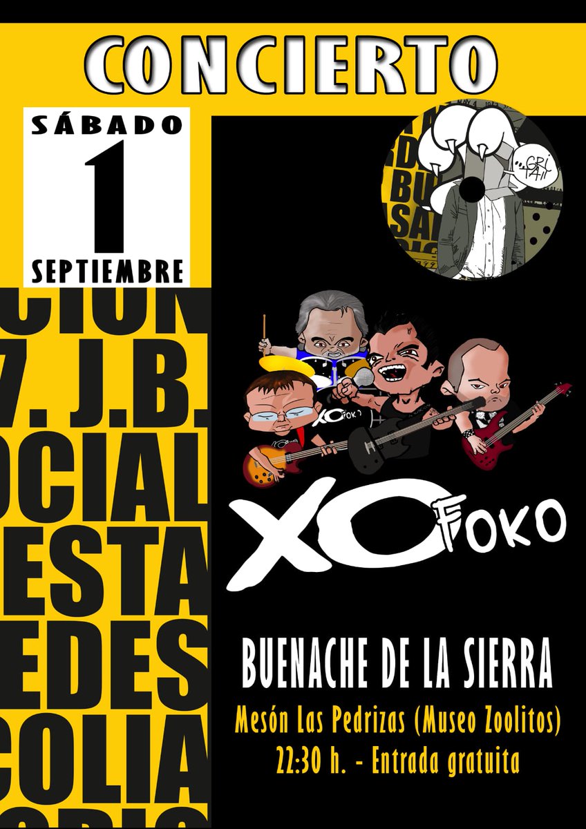 Ya va quedando menos para el sábado...🤘🤘🤘🤘