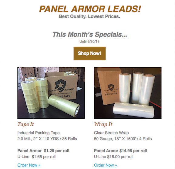 Panel_Armor's tweet image. Panel Armor Beats U-Line