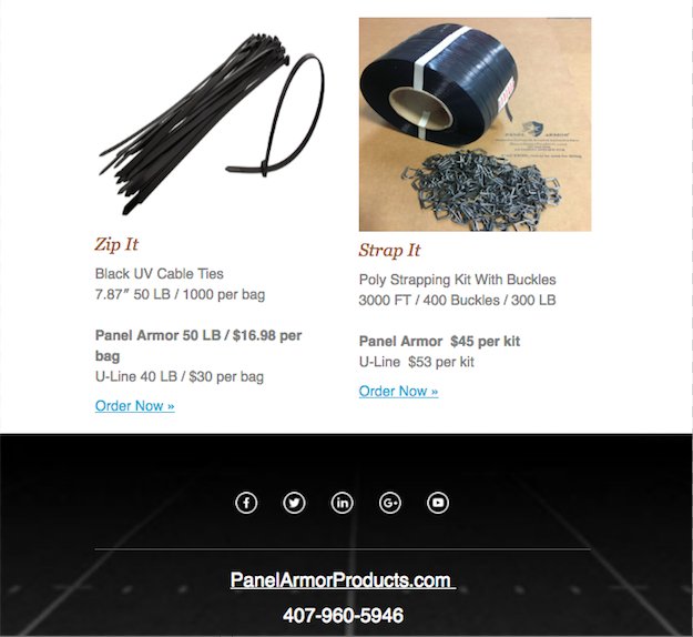 Panel_Armor's tweet image. Panel Armor Beats U-Line