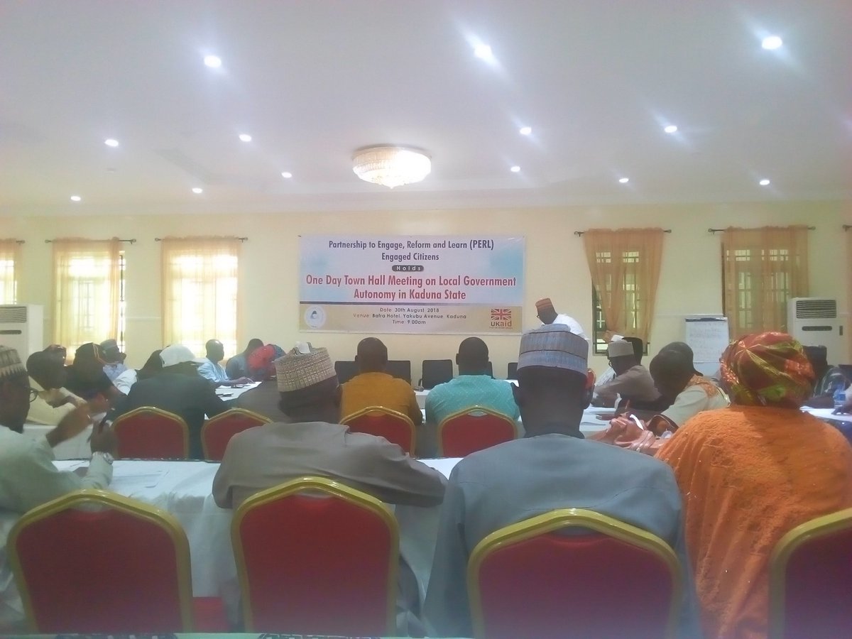calped4devt's tweet photo. Dr. Elias Manza, Executive Chairman, Zangon Kataf, present at the One Day Town Hall Meeting on Local Government Autonomy in Kaduna State #VoteYesToLGAutonomy #ReflectionPERL @perlnigeria. https://t.co/NNUDnJBuO7