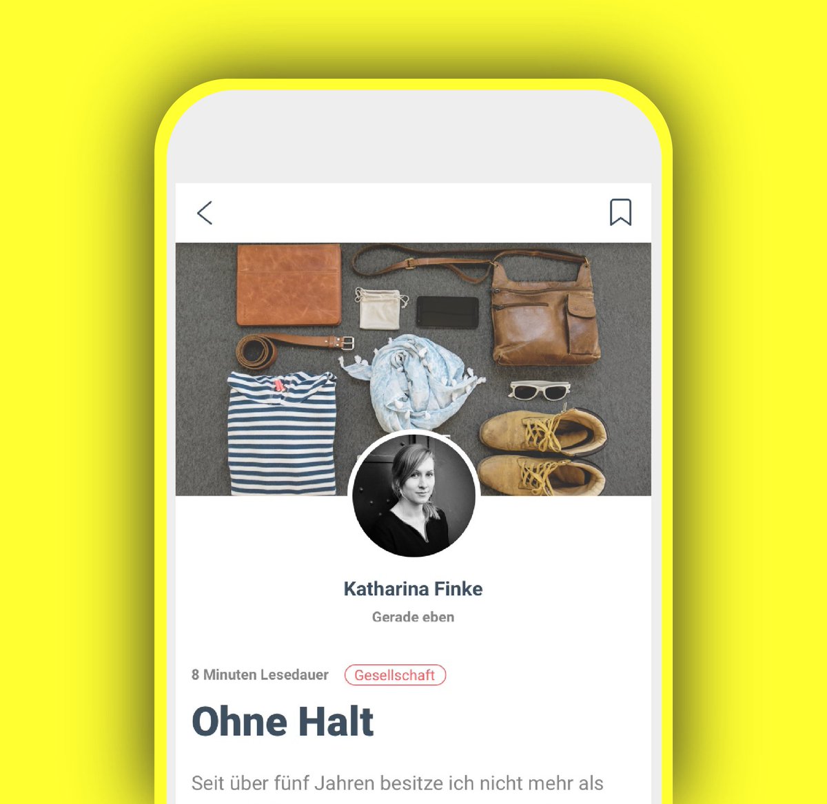 Nuzzera's tweet photo. 🤔 Alles verkaufen und ein Leben aus dem Koffer führen? @Katharinya hat's gemacht und teilt in diesem Artikel ihr Erlebnis. #bustyourbubble #journalismus #news #media #startup #loslassen #minimalismus #minimalist https://t.co/apTHNyBjnI