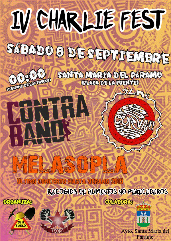 PSinSuelo's tweet photo. Todos los conciertos 🎤 de las Fiestas 🎉 de Santa María del Páramo 🌽 https://t.co/ZY9G3bcLGQ