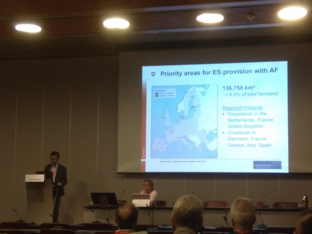 Felix Herzog from @Agroscope presenting priority areas for #agroforestry <a href="/AGFORWARD_EU/">AGFORWARD</a>
