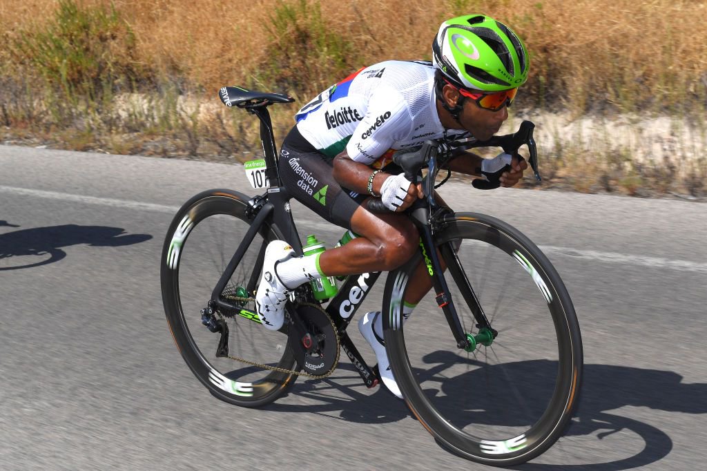 Flying the flag for Eritrea 🇪🇷 it was a top 10 finish for <a href="/MeraKudus/">Merhawi Kudus</a> from <a href="/TeamDiData/">Nguyen</a> in yesterday's Stage 5 of <a href="/lavuelta/">La Vuelta</a> 🇪🇸

The National Champion was also a former <a href="/WCC_cycling/">World Cycling Centre</a> trainee athlete 👏
