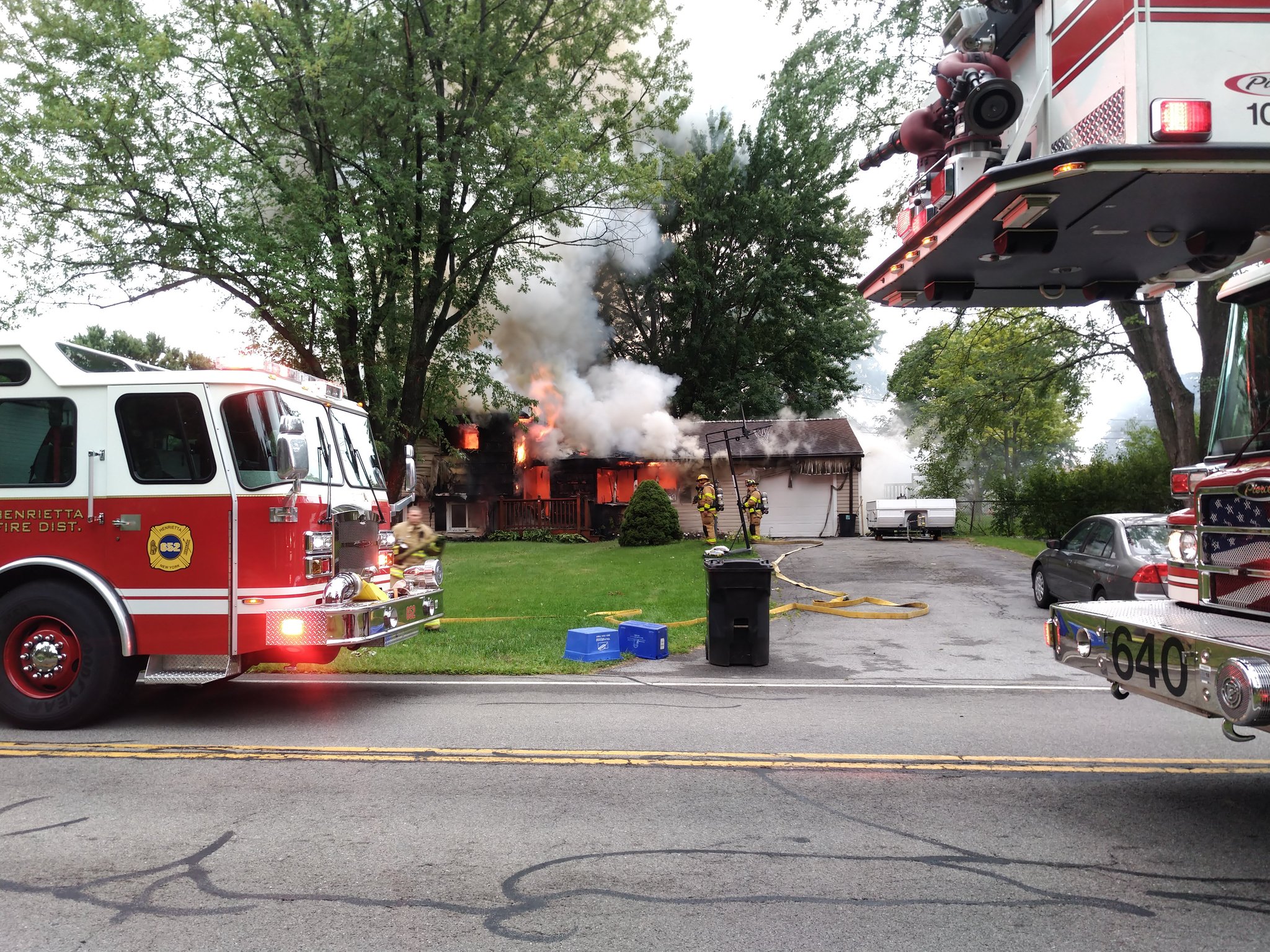 Henrietta Fire Dist on Twitter "A few images from the scene of the