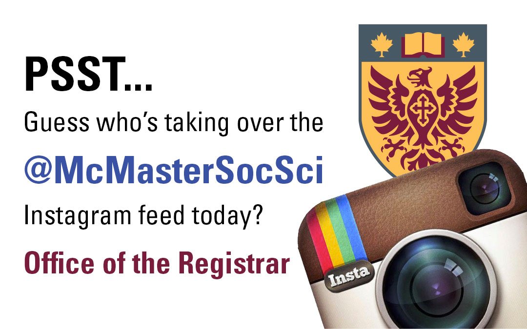 McMasterSocSci's tweet photo. The Office of the Registrar is in the house! https://t.co/1ehE5974kw | #MacWW2018 https://t.co/uPhd7Hnw7l