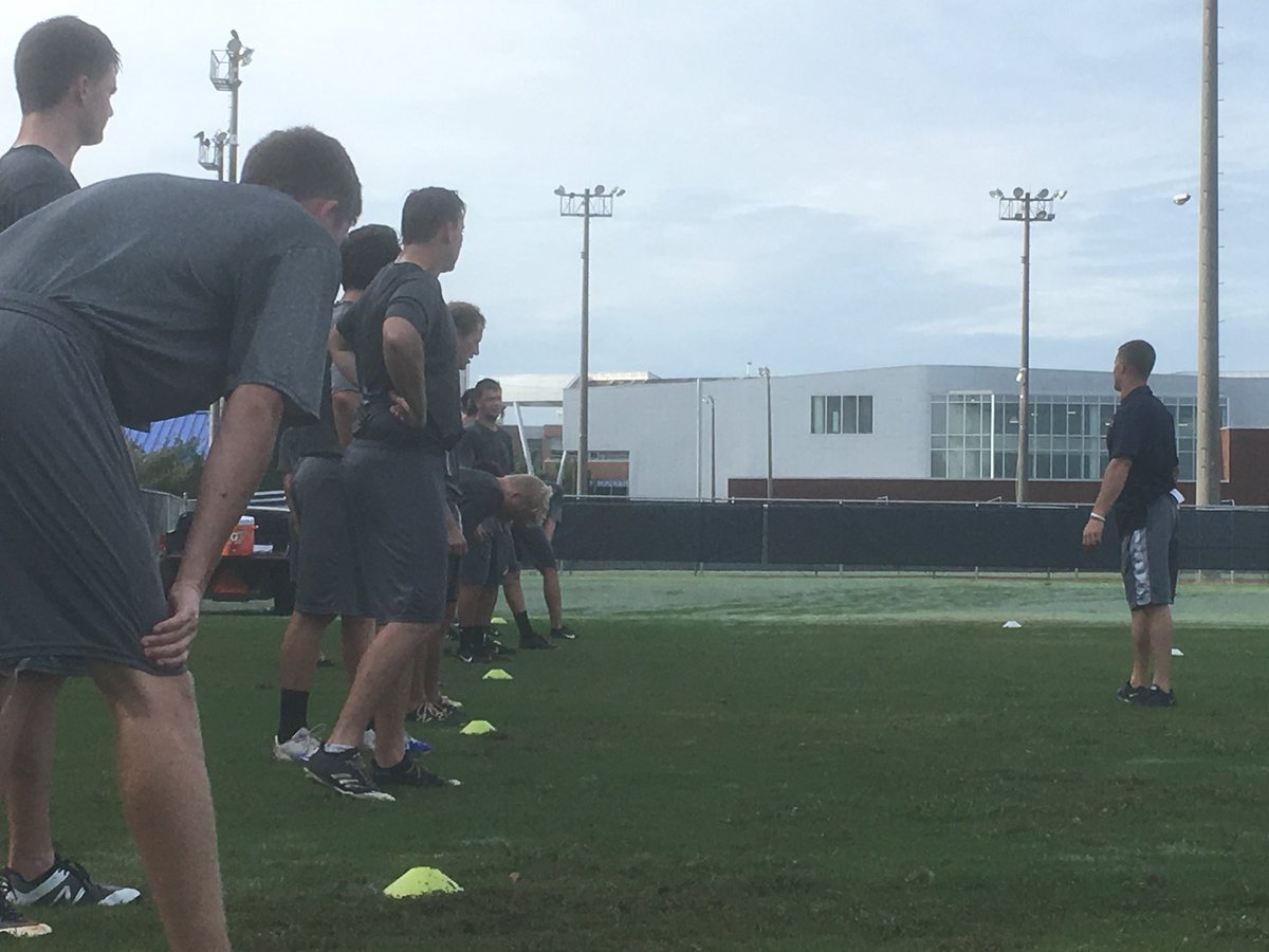 Those shirts were a lighter gray when the morning started! 

The staff was putting in work this morning with head strength and conditioning coach Brian Bert and assistant athletic trainer Mark Power. 

#SWOOPLife ⚾️