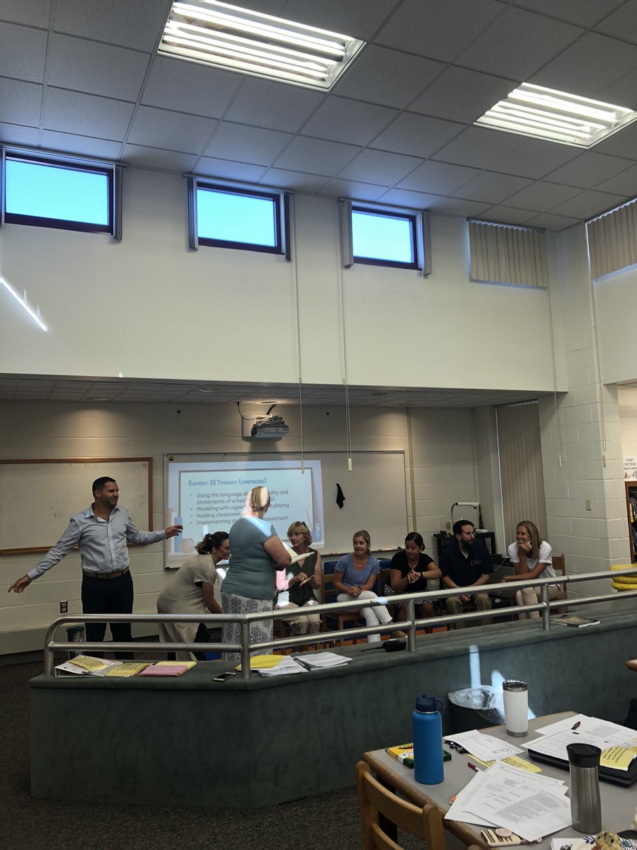 Today <a href="/PDSD_AstonES/">Aston ES</a> ILT team and staff reviewed <a href="/robertjmarzano/">Robert J. Marzano</a> Element 33-Implementing Rules and Procedures and even created our own for staff mtgs. Great collaboration!  #PennDelcoProud