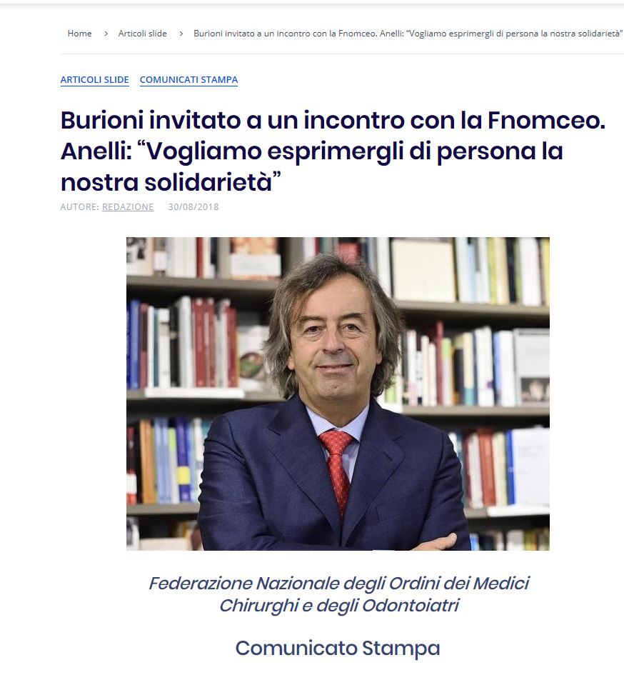 RobertoBurioni's tweet photo. Grazie di cuore ai colleghi della @FNOMCeO e in particolare al presidente @anell_f per la loro solidarietà, per la loro vicinanza e per il loro affetto.  Viviamo tempi difficili ma insieme ai nostri pazienti e a tutti voi li sapremo superare. 

https://t.co/gkJ2sll5HI https://t.co/Ln7kFr2UeI