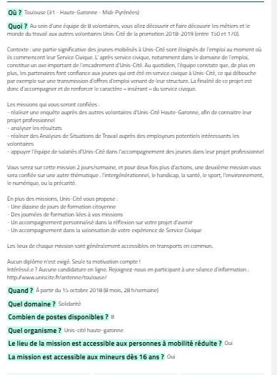 La mission "DÉCOUVRIR ET FAIRE DÉCOUVRIR LES MÉTIERS ET LE MONDE DU TRAVAIL." :