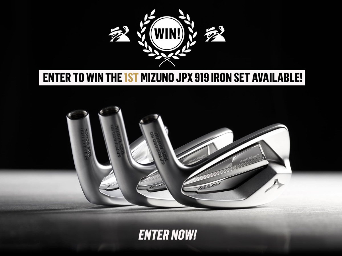 MyGolfSpy's tweet image. 🚨GIVEAWAY!🚨

WIN THE 1st MIZUNO JPX 919 SET AVAILABLE❗️ 😱

TO ENTER:
💥 RT this post
💥 TAG a friend
💥 FOLLOW
@MizunoGolfNA 
@MizunoGolfEU 
@MyGolfSpy 

ENTER NOW❗️

GOOD LUCK 🍀