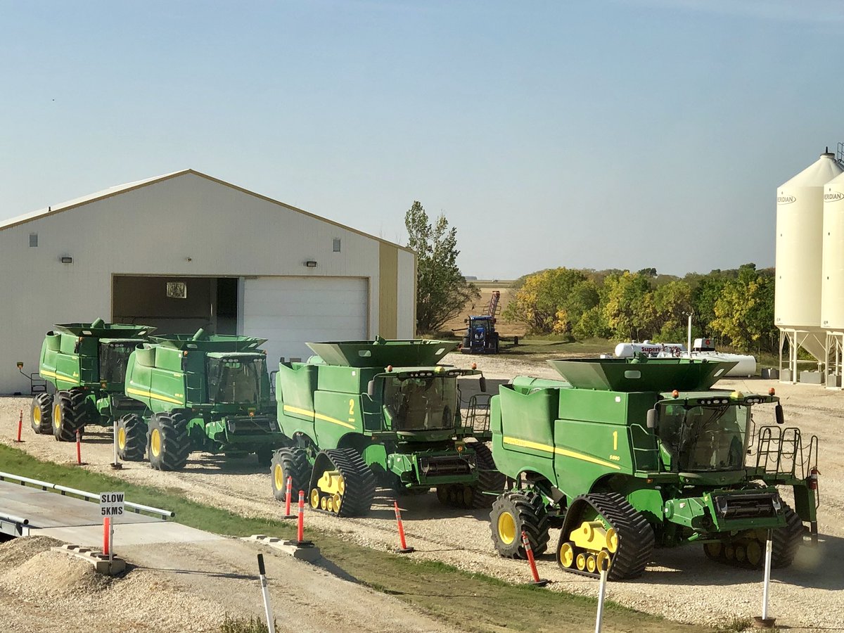 Thank you <a href="/ennsbros/">Enns Brothers</a> for helping us get the alfalfa harvested. #harvest18