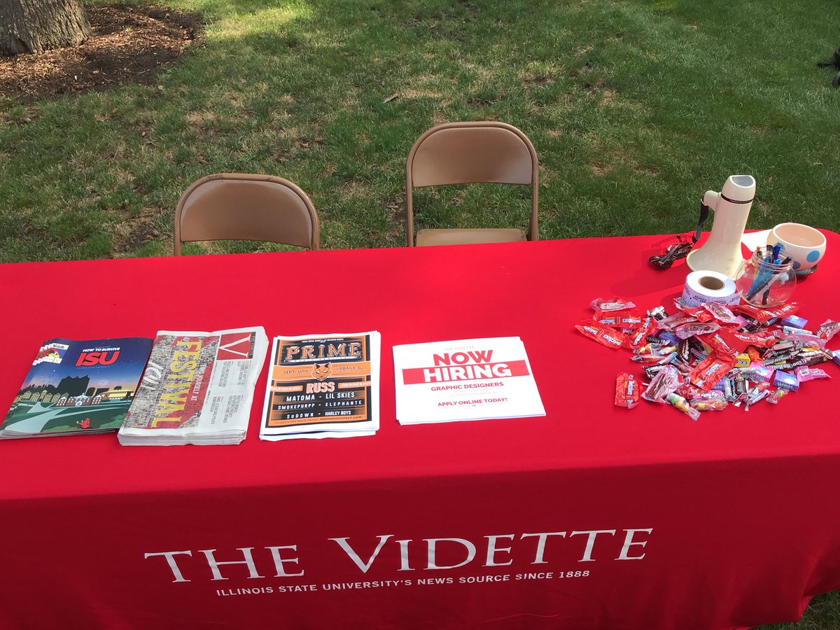 #ViddyfestivalISU2018 Come check us out on the Quad from 10-3 today.