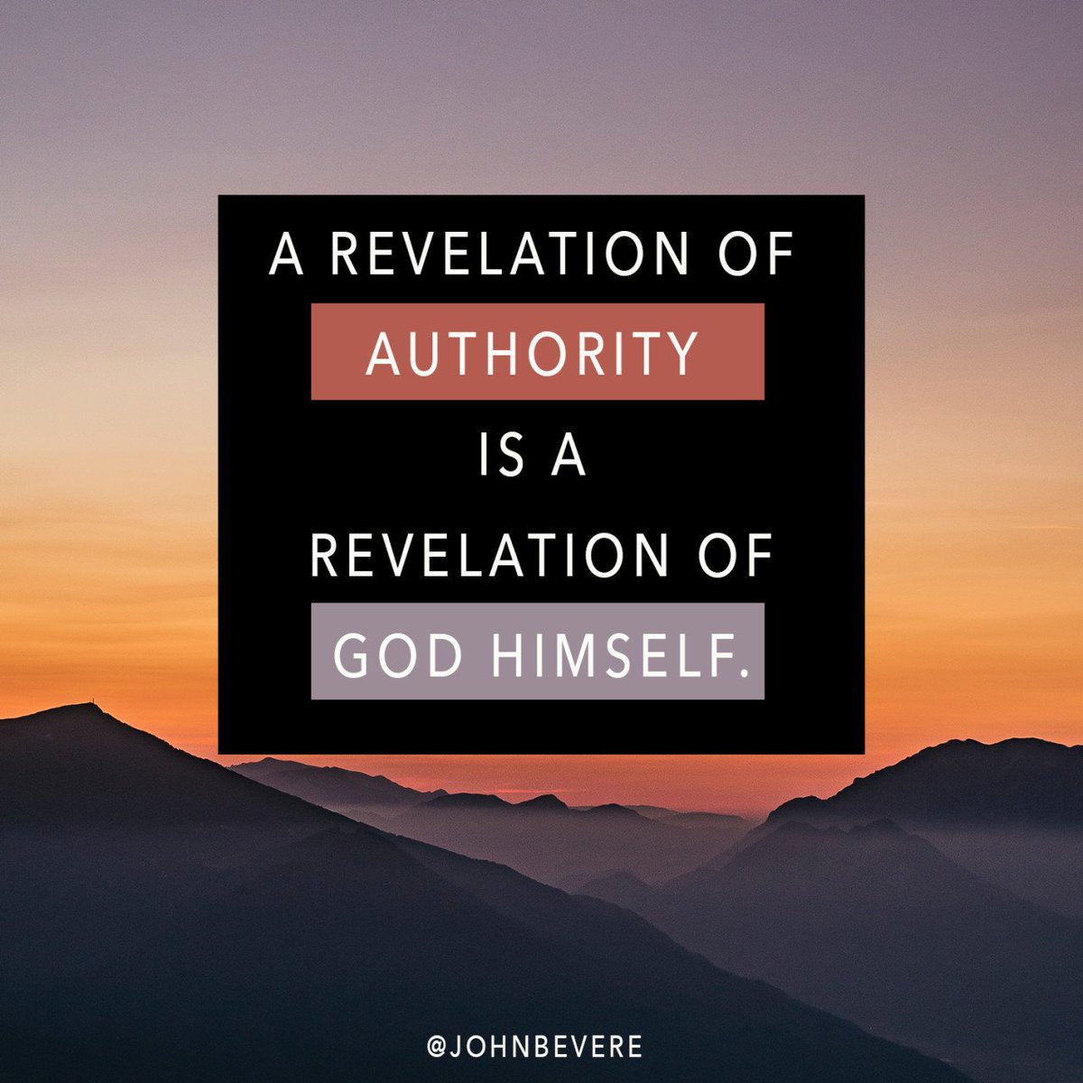 JohnBevere's tweet photo. What we’re after is a revelation of authority, which is a revelation of God Himself, for He and His authority are inseparable. #UnderCoverBook #LiveUnderCover https://t.co/6uFu8CV7LD
