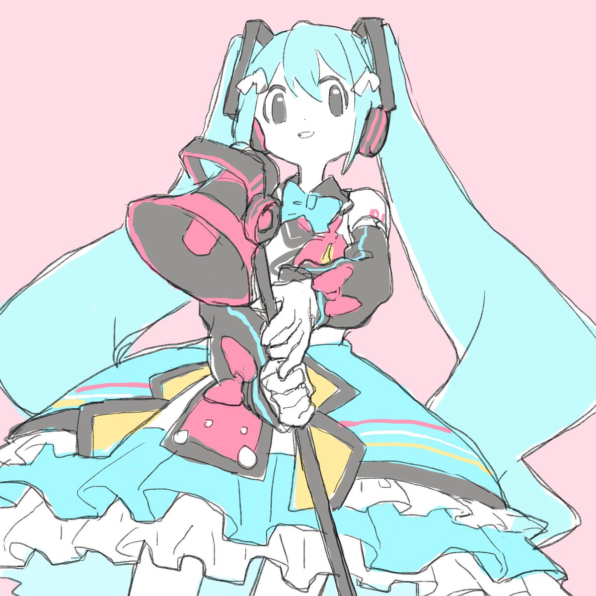 初音ミク「#初音ミク生誕祭2018 」|カブスープのイラスト