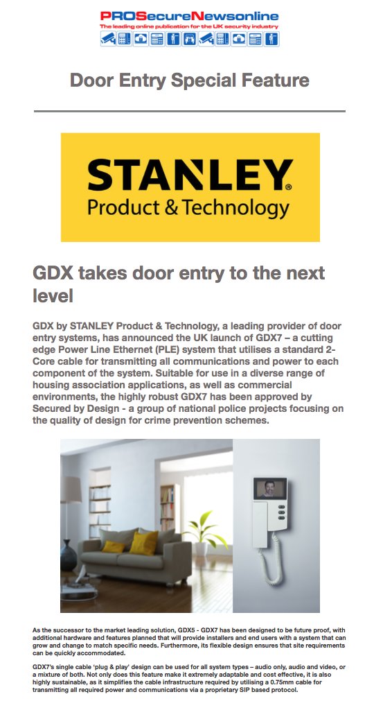 prosecurenews's tweet image. @prosecurenews Door Entry Feature...bit.ly/2wpA6gm   @STANLEYSecurity @DatabacInfo @SaltoSystems #securefast
