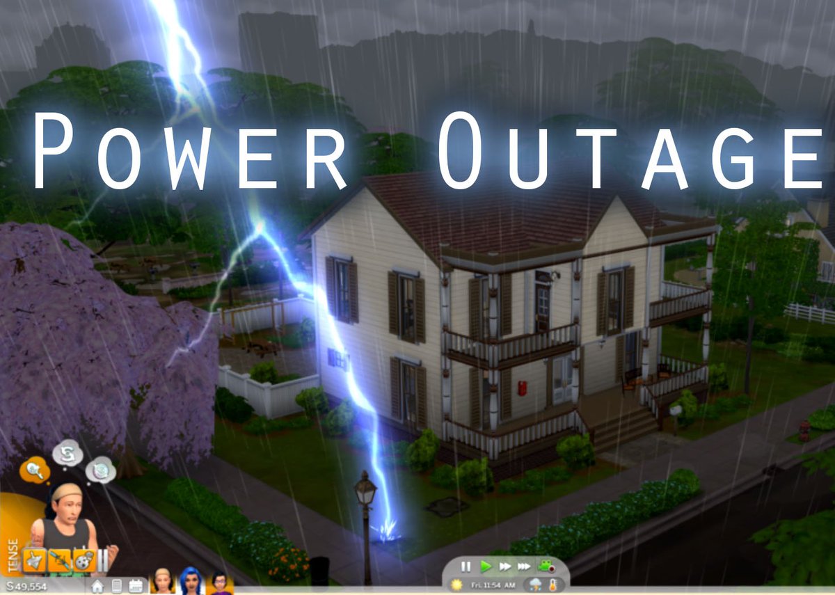 Iron_Cgull's tweet image. Whoa whoa whoa, the same person who made the sunburn mod just uploaded a mod for power outages from lightning storms!! Sims with certain traits even react differently. Gosh I love modders ⛈
modthesims.info/download.php?t… #TheSims4