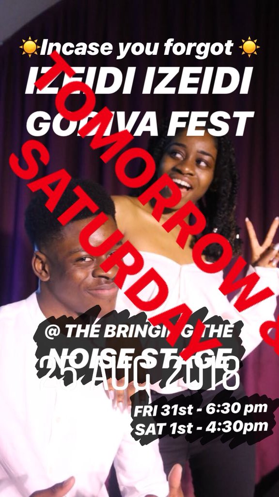 izeidiizeidi's tweet photo. TOMORROOOOOOWWWWWW
#cityofculture
#ukmusic
#godivafestival
#izeidiizeidi
#izeidifestivals https://t.co/HJzUtlZ2YI
