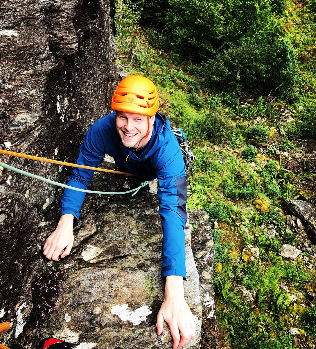 MaxHuntercouk's tweet photo. I had a great day in Polldubh with Rich today. We started on Cavalry Crack Buttress then moved onto Dundee Buttress for our final 3 climbs. A top Polldubh day. #polldubh #glennevis https://t.co/uXtHYpSJke