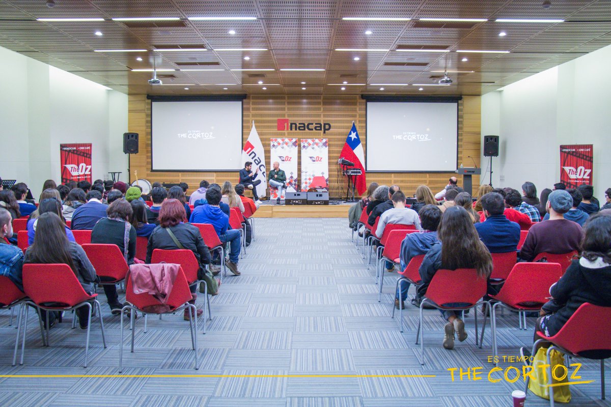 thecortoz's tweet photo. El sábado 25 de Agosto, realizamos la final de la décima versión del Festival The Cortoz, con una gran afluencia de público en las dependencias de Inacap Chillán. Se premiaron las categorías ganadoras y el Mejor cortometraje 2018. Acá les dejamos los mejores momentos. https://t.co/5gf6E5XEJt