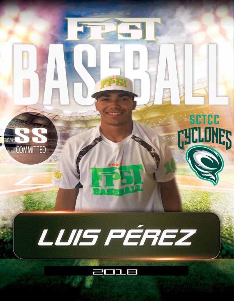 ftbpereirashow1's tweet photo. Congrats To Our SS Luis Perez On His Commitment to Further His Education With SCTCC. Very proud of you son! Very Well  Deserve! Special Kid, Work Ethic Over The Roof. #FPSTfamily #FPSTBaseball #UncommittedContactUs ⚾️🔥🚀⚡️🌪⚾️⚾️⚡️🔥🌪🚀⚾️ Join Us! https://t.co/Q2PR8RzMYe
