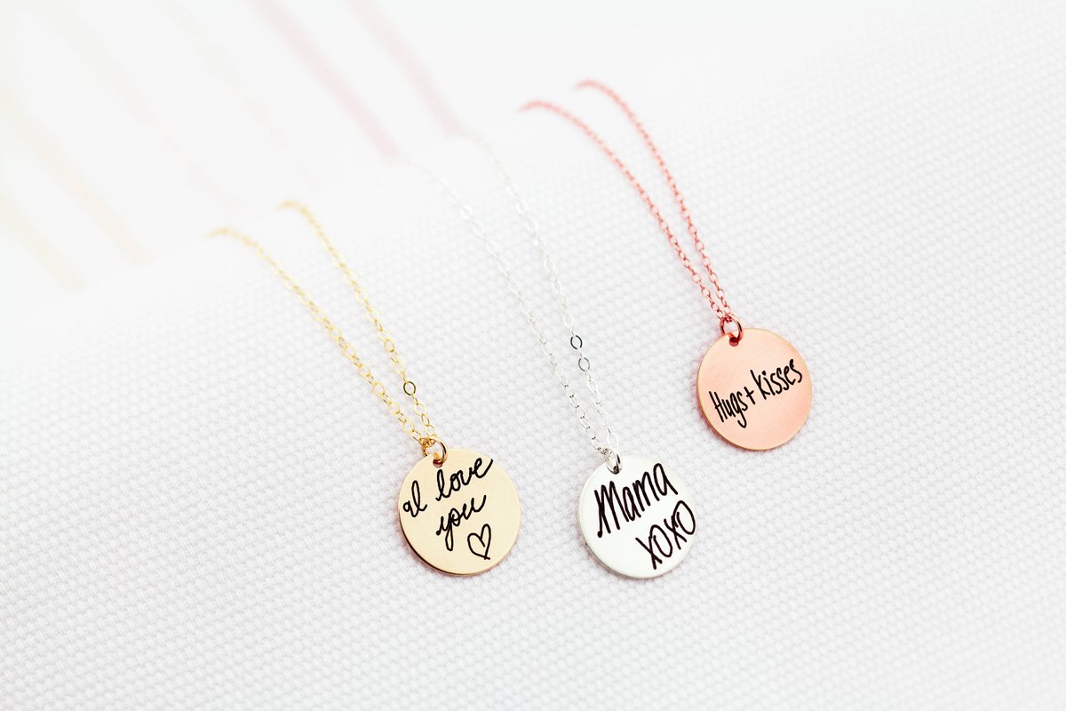CustomBrites's tweet image. Thanks for the kind words! ★★★★★ "Grandma loves it! It was just what we thought it would be!" Julie M. etsy.me/2LGtcYL #etsy #jewelry #necklace #namenecklace #mothersnecklace #handwritingjewelry #handwrittenjewelry #personalizedjewelry #actualhandwriting #memor