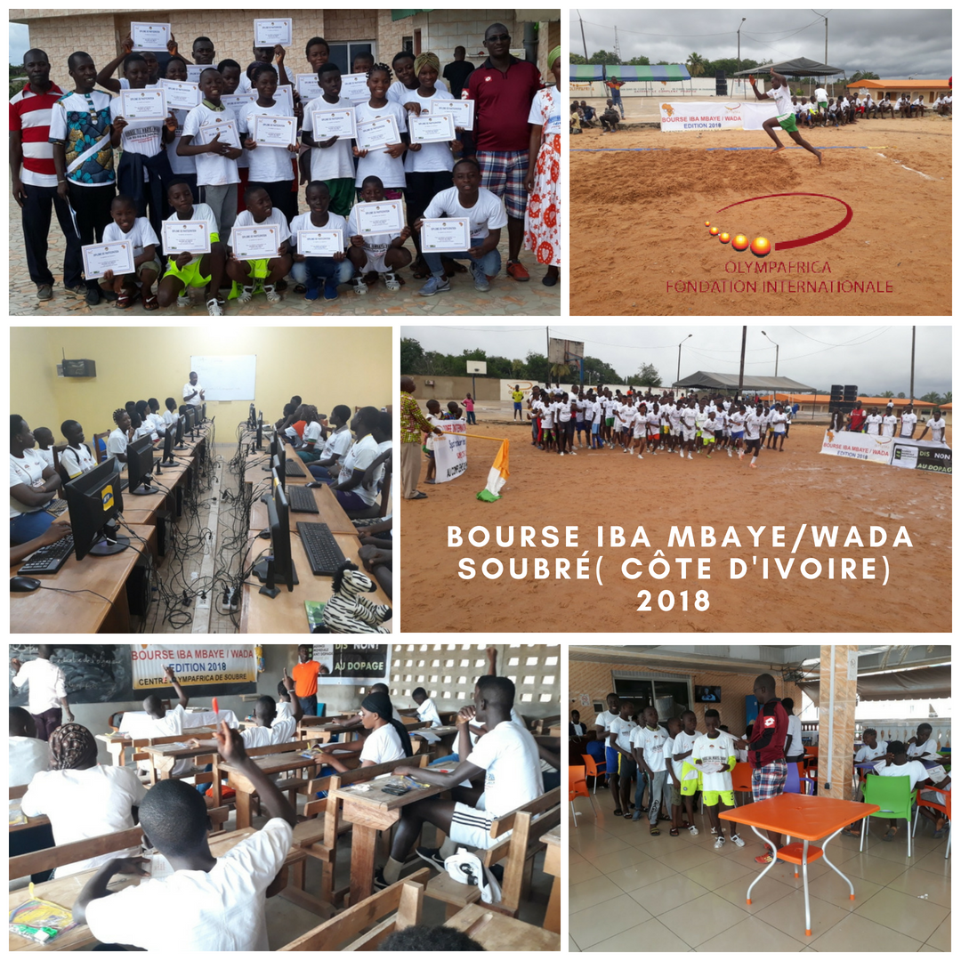 Programme bourse Iba MBAYE/WADA 2018
📍olympafrica Soubré (Côte d'Ivoire)🇨🇮🇨🇮
#olympafrica #sport #education #help #child #support #olympic #child #sharing