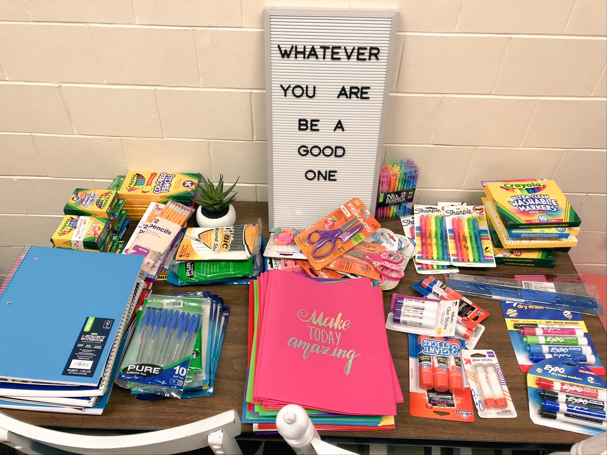 Huge thank you to the fabulous community here <a href="/goodhueschool/">Goodhue School</a>!! The school supply drive was a success!! 🤗