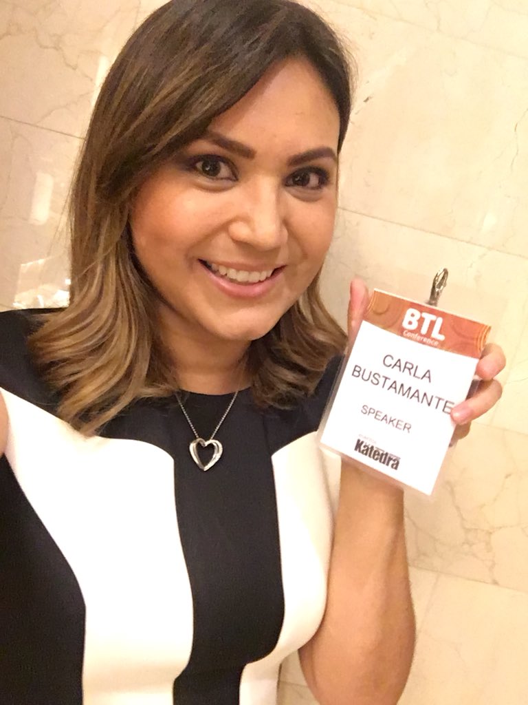 BustamanteCarla's tweet photo. Let’s Talk 🎤 #BTLConference 2018 #speakertime #sportsmarketing⚾️ #dowhatyoulove💖#ycomoyonohablo😅 @InformaBTL https://t.co/16xyZU0GSt
