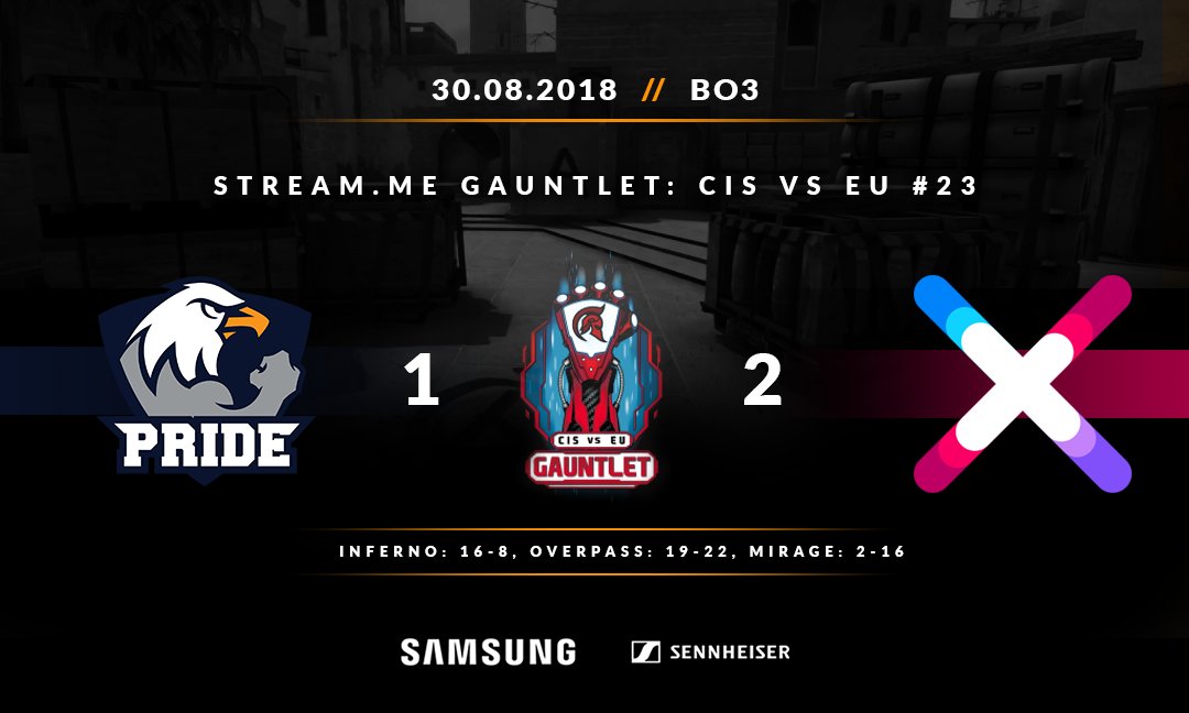 PRIDEPoland's tweet image. GG @xkomteam, next match against Smoke Criminals in Stream.me Gauntlet #23! 🥺

#PRIDEgg