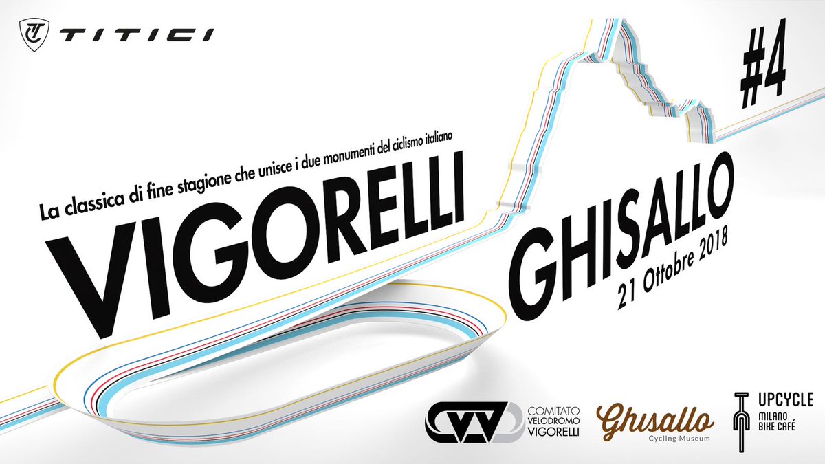 Per i dettagli ci vorrà ancora un po' di tempo. Ma intanto segnatevi questa data, marcatela a fuoco nelle vostre agende e... stay tuned! 📻

VIGORELLI - GHISALLO #4
domenica 21 ottobre 2018