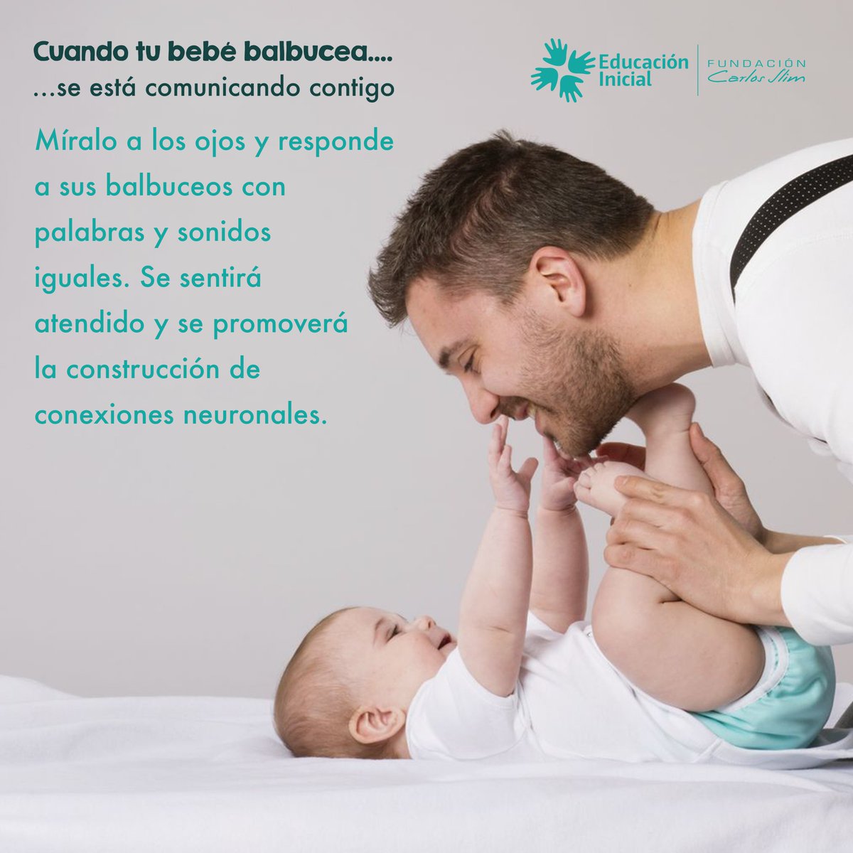 EduInicialFCS's tweet photo. La importancia de responder al balbuceo de tu bebé #Balbuceo #Bebé #Lenguaje #PrimerosMeses #Estimulación #FelizJueves https://t.co/UWpBvJHsLW