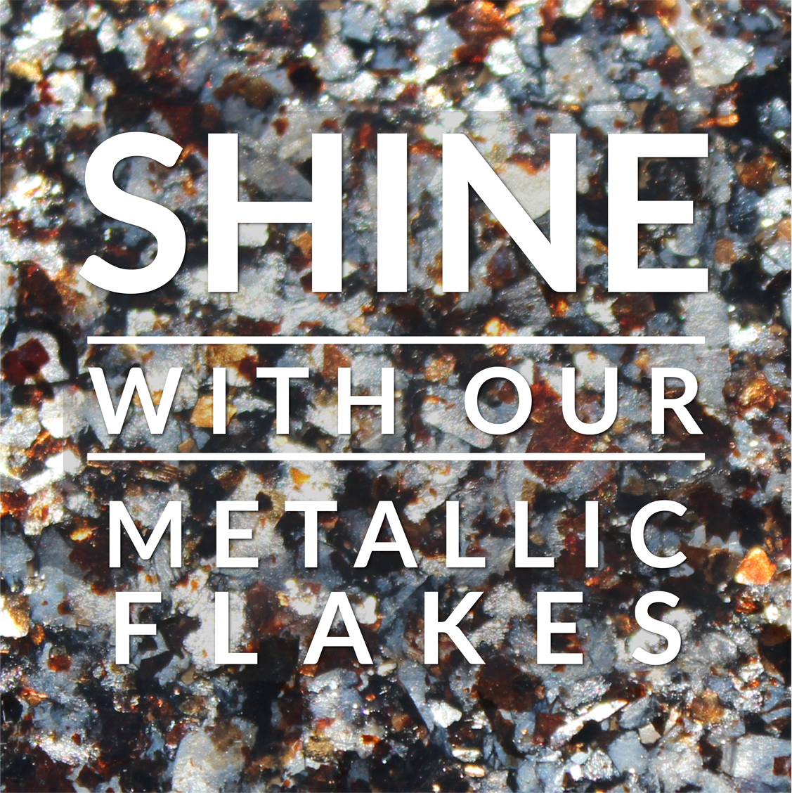 #Metallic flakes are one of the many different styles we offer! Give us a call to set up a meeting with an applicator near you!