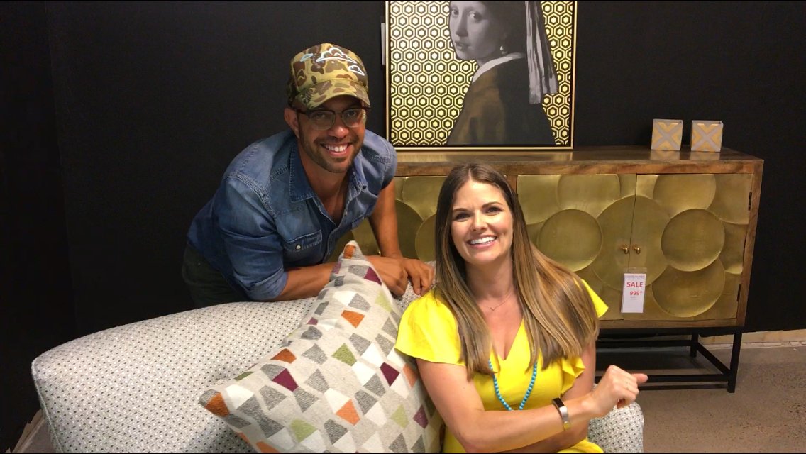 GoodDayNM's tweet photo. Today on GDNM @CaseyOnTV is hanging out with Christopher Tracy at American Home Furniture and Mattress! https://t.co/HyxB0bCNsj