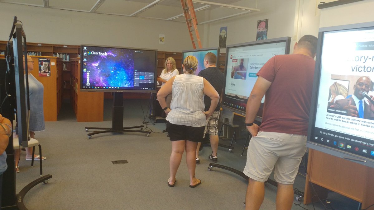 edtech_bytes's tweet image. Training on our new #getcleartouch boards! So exciting! #interactdifferently