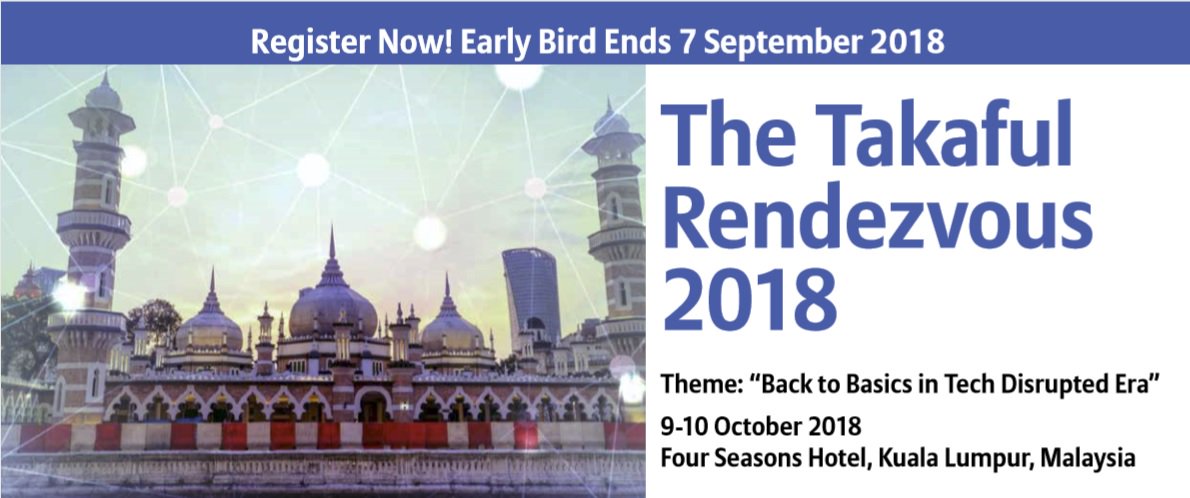 ICMIF is delighted to be a supporting partner of the event <a href="/AIReDaily/">AsiaInsuranceReview</a> Takaful Rendezvous 2018