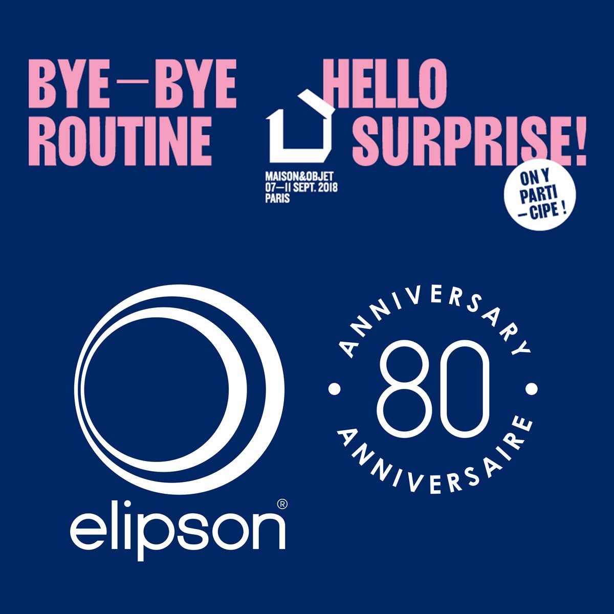 ELIPSON (@elipsonofficial) on Twitter photo We're almost there. Come celebrate 80 year's of passion for music and sound at <a href="/MaisonObjet/">MAISON&OBJET</a> 2018. New products will be revealed...stay tuned. We're almost there. Come celebrate 80 year's of passion for music and sound at <a href="/MaisonObjet/">MAISON&OBJET</a> 2018. New products will be revealed...stay tuned.