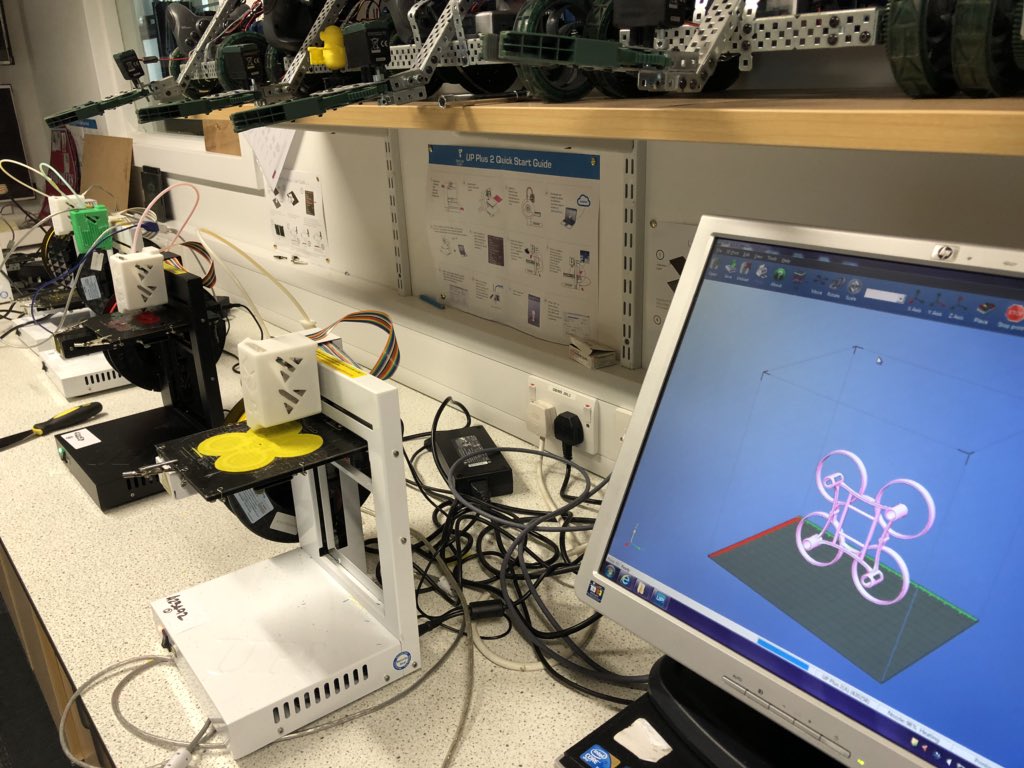 FATech_Ed's tweet image. 3D printers fired up to demonstrate this additive manufacturing process to EDT pupils. This process has only appeared in schools within the last 5-10 years. They are driven by 3D modelling software by Autodesk a #industrystandard which everyone learns at @ForAcad #WhatsPrinting
