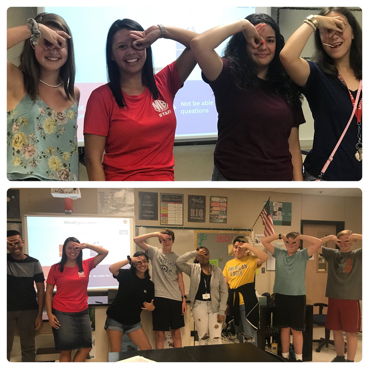 CruzinScience's tweet image. We stan science legends! I can already tell this will be an amazing year. Welcome to Blair! Here’s a throwback to last years first day of school. #MetabolicBlazers #GotScience #WeAreBlazers #innovativelingo  @blairprincipal